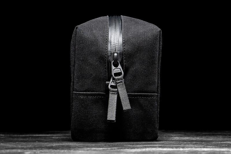 Black Nobull Waxed Canvas Kit Men's Bags | CA Q1609M